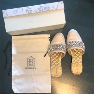 COPY - Bridal Slippers in Snow Crystal by Birdies